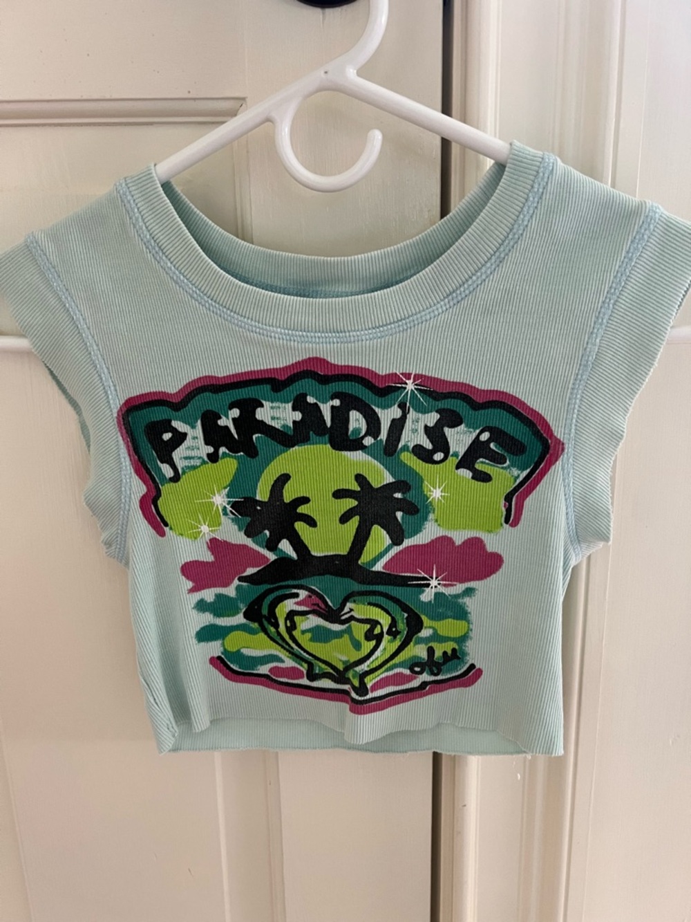 Urban Outfitters Graphic Crop Tank Top